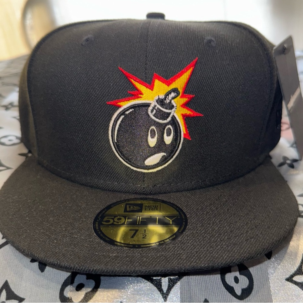 The Hundreds Forever Adam New Era 59FIFTY Fitted Hat Black Sz 7 1/2 SP17